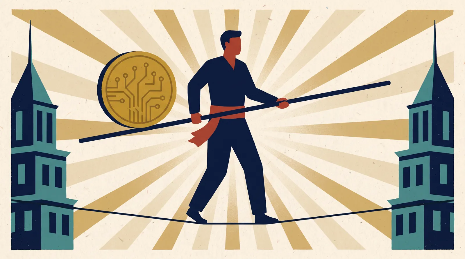Cover illustration: Bitcoin dips below $80,000 and climbs back above it within one evening