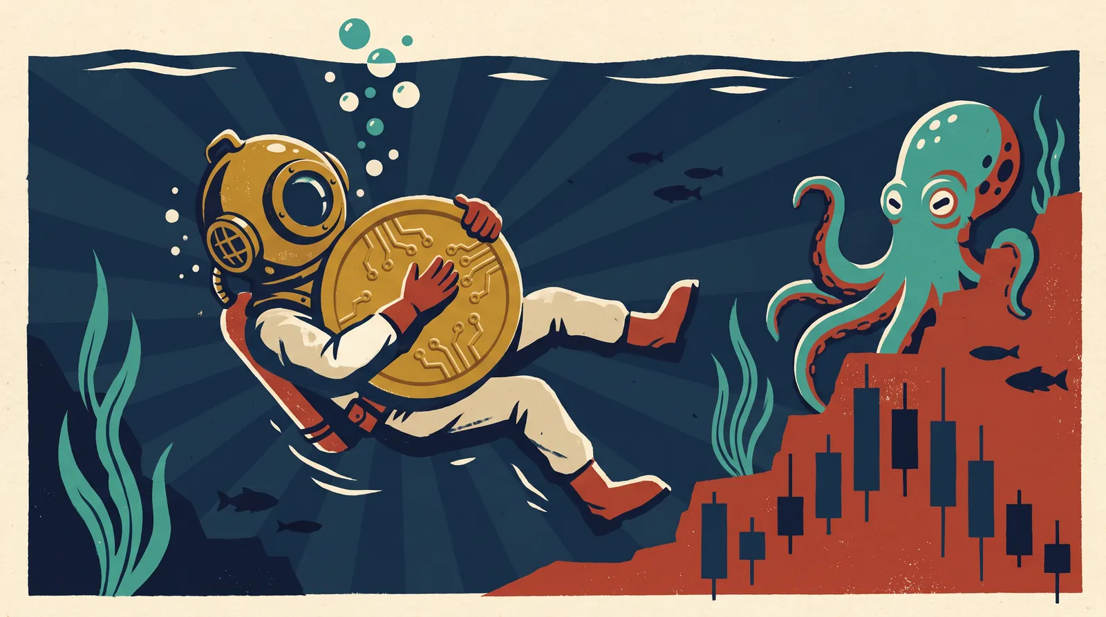 Cover illustration: Headlines Said Bitcoin Funds Erased Their October Losses. Our Closes Switched Sides in One