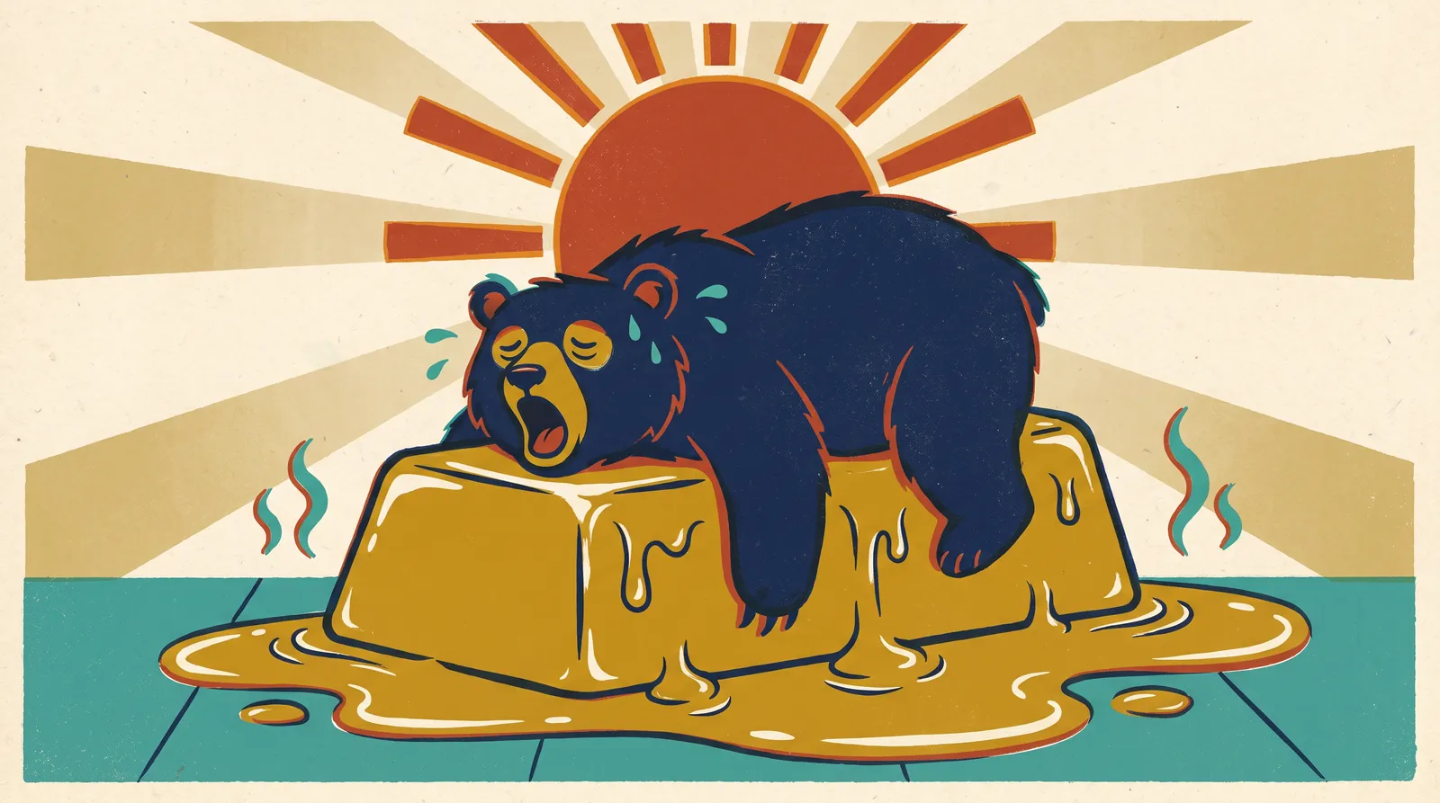 Cover illustration: Gold Closes at the Low of Our File as Brent Slips Below 101
